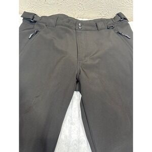 Outdoor Ventures‎ Mens XL 38x30 Black Softshell Fleece Lined Snow Pants 23SF0828